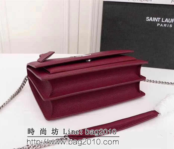 YSL聖羅蘭 爆款出擊 王子文同款原版牛皮SAINT LAURENT 前翻蓋手袋 可肩背斜挎 26606 YAS1106